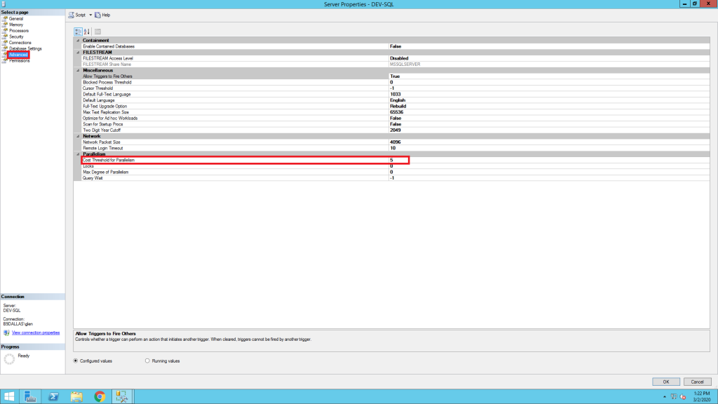 Change CTFP Slow Queries Blackbaud CRM